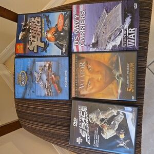 Air, Space, and Sea DVD's lot of 5